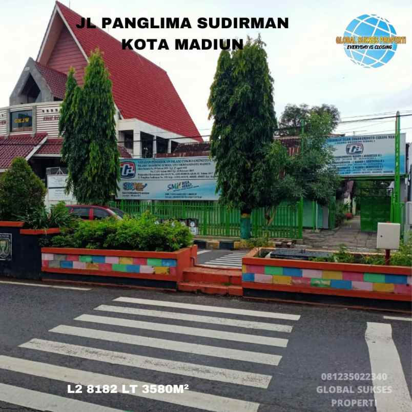 dijual tanah jl panglima sudirman