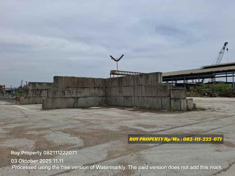 dijual tanah jl raya cakung cilincing