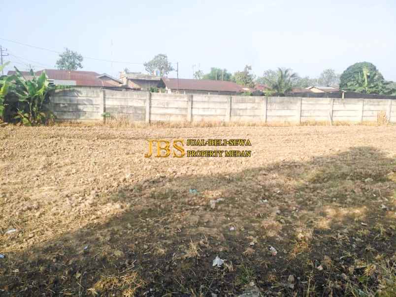 Dijual Tanah Kondisi Tanah Rata Jalan Sei Belumai Tanjung Morawa