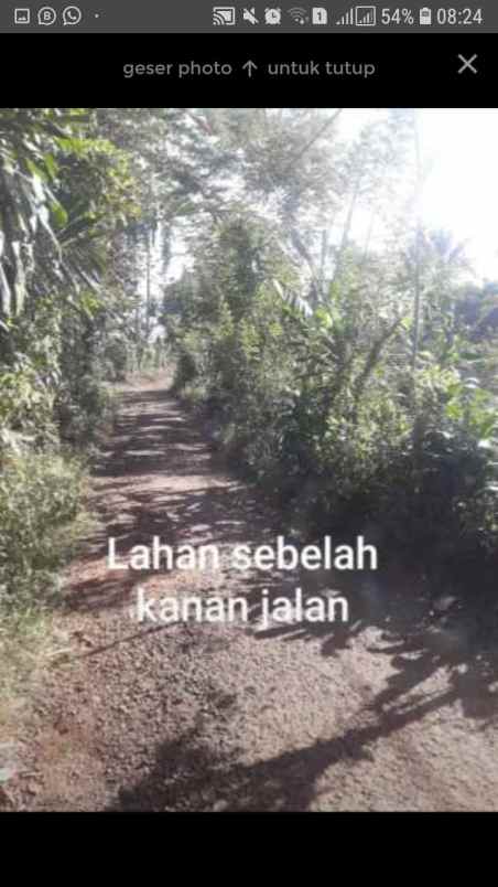 dijual tanah jln camara lembur sawah