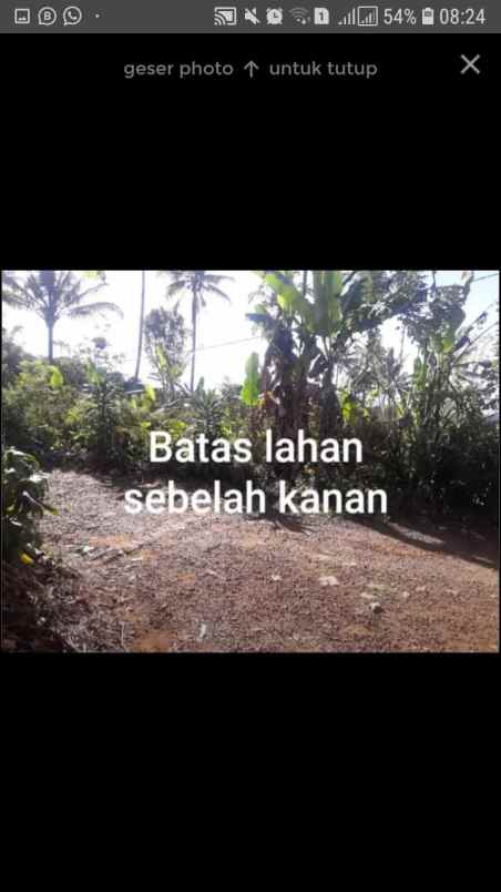 dijual tanah jln camara lembur sawah