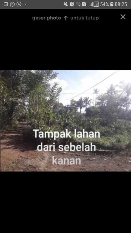dijual tanah jln camara lembur sawah