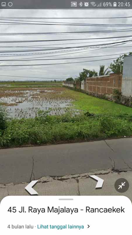 dijual tanah jln rancaekek majalaya