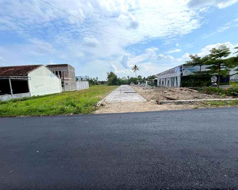 dijual tanah jogja di banyuradeni mangku jalan aspal