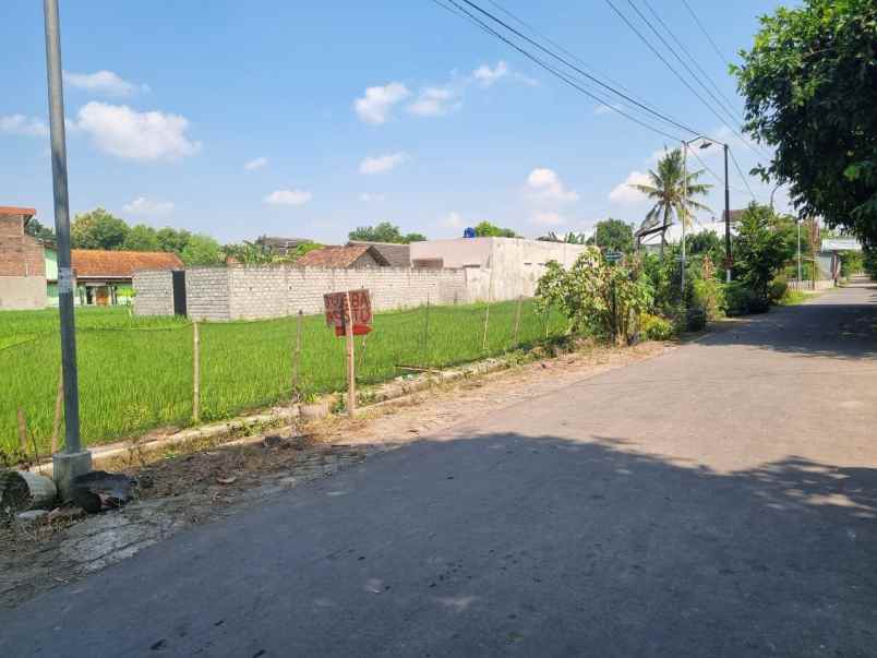 dijual tanah jogotirto berbah sleman