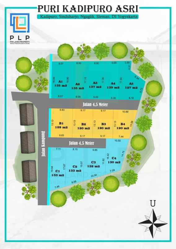 dijual tanah kadipuro sinduharjo