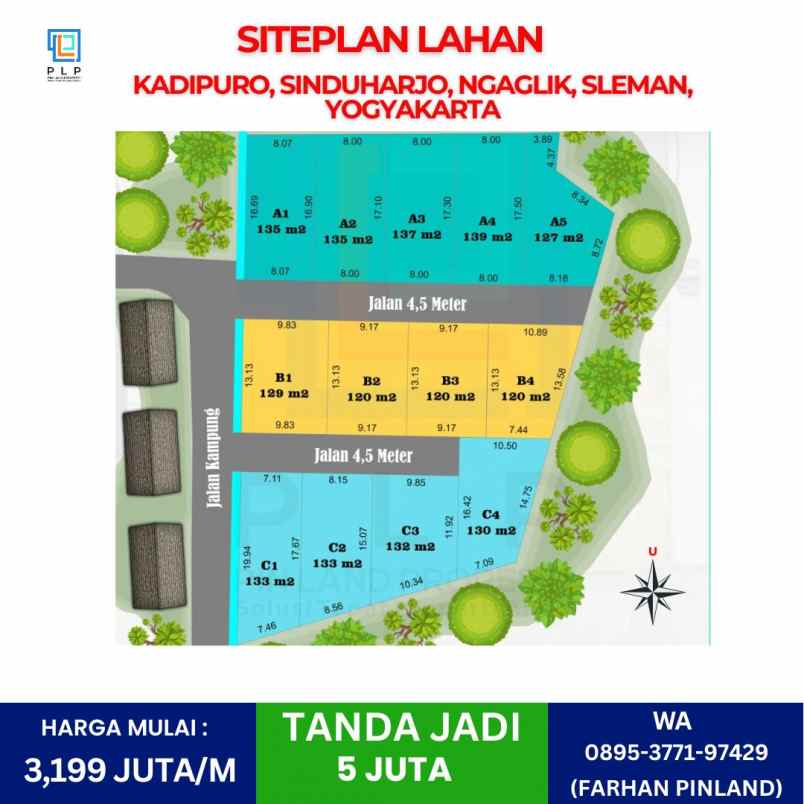 dijual tanah kadipuro sinduharjo