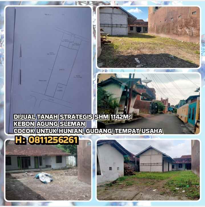 dijual tanah kebon agung selatan