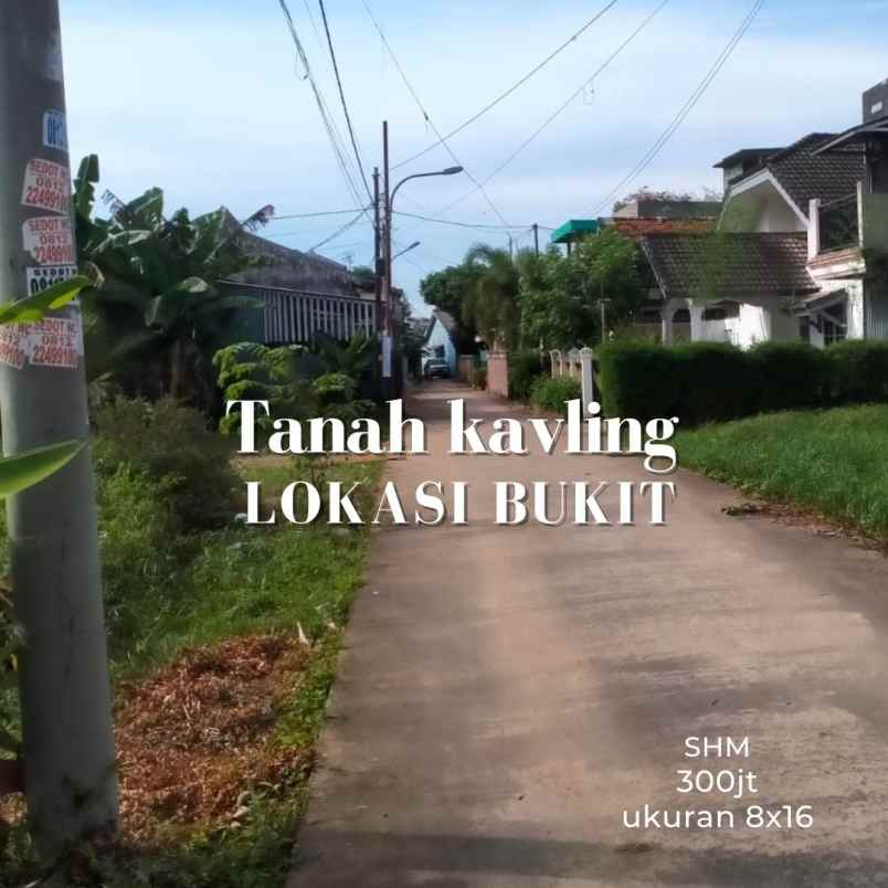 dijual tanah murah palembang lokasi bukit siguntang