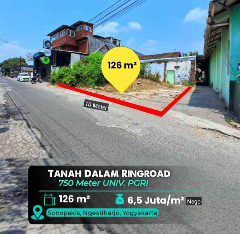 dijual tanah ngestiharjo