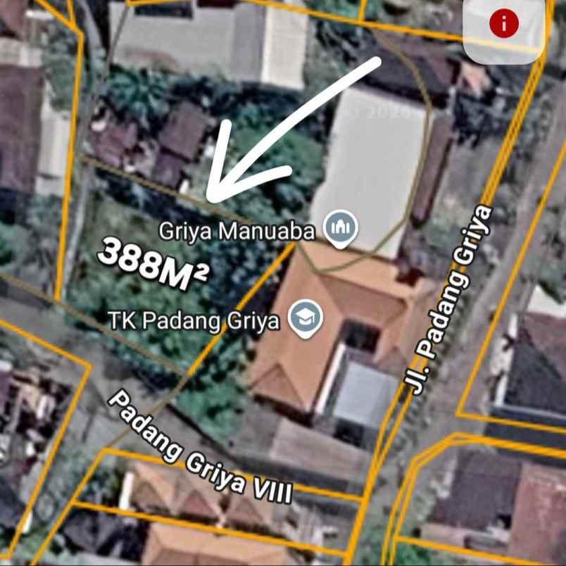 dijual tanah padangsambian klod