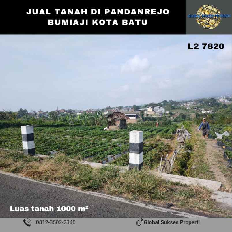 dijual tanah pandanrejo