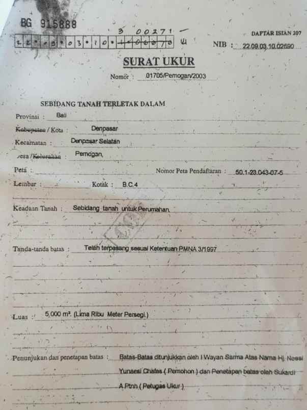 dijual tanah pesanggaran pemogan