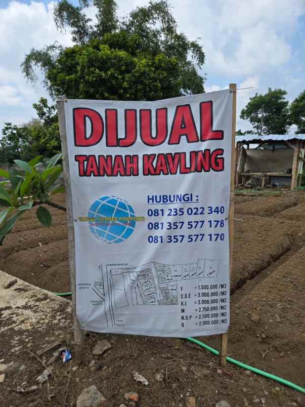 dijual tanah poros jalan junggo