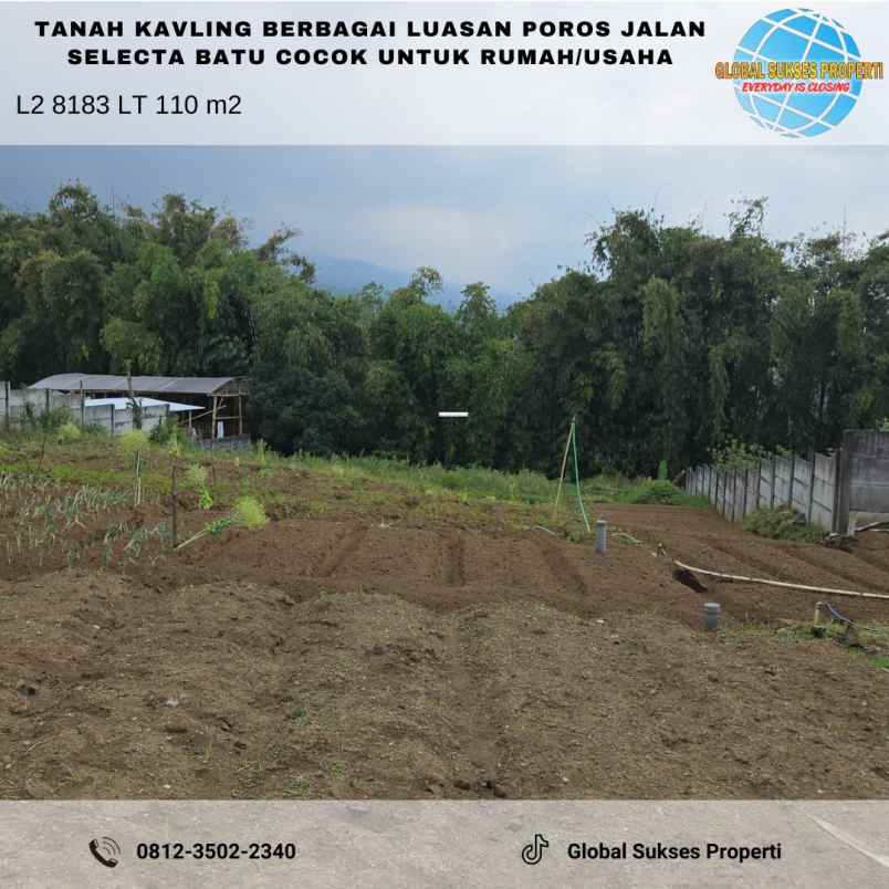 dijual tanah poros jalan junggo