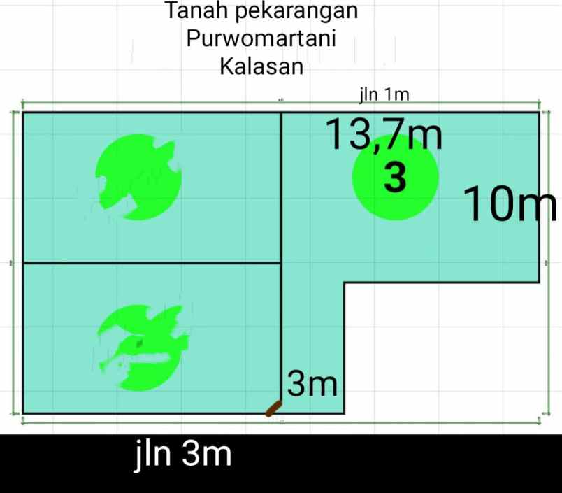 dijual tanah purwomartani kalasan