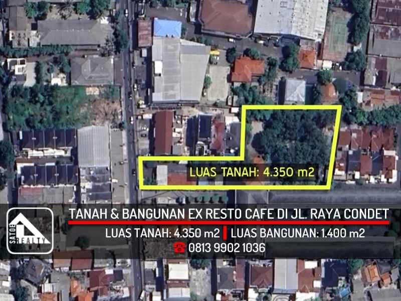 dijual tanah raya condet batu ampar