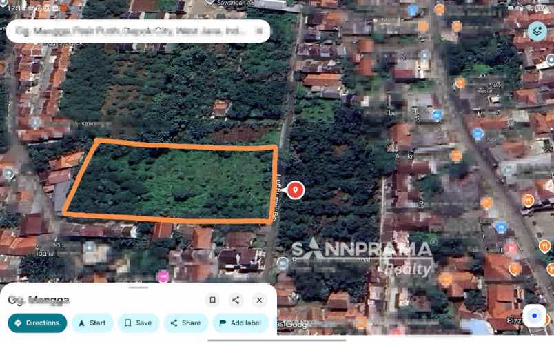 dijual tanah sawangan depok