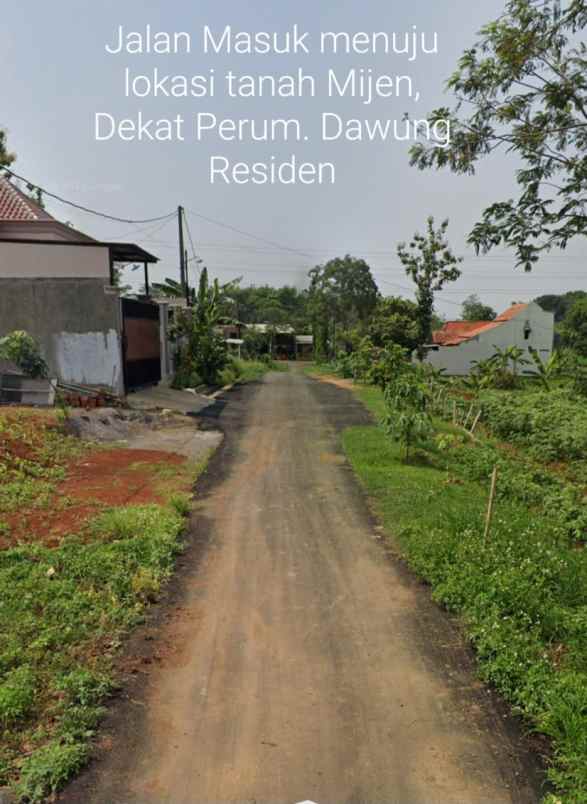 dijual tanah siap bangun di mijen semarang