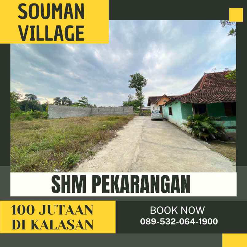 dijual tanah souman selomartani kalasan