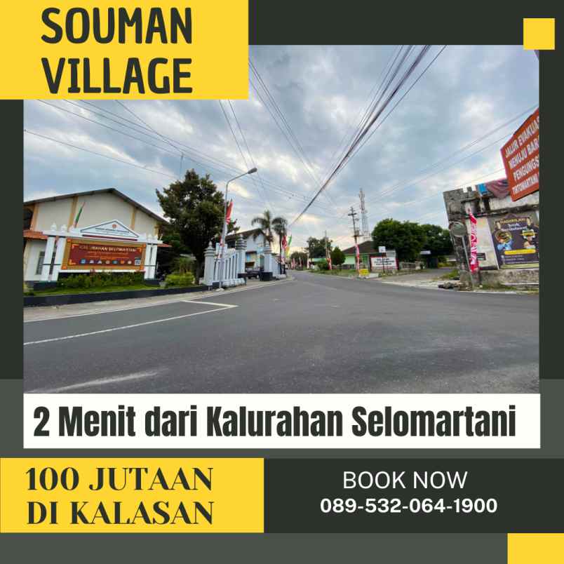 dijual tanah souman selomartani kalasan