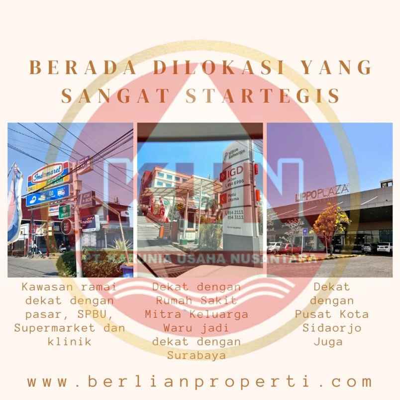 dijual tanah strategis sidoarjo