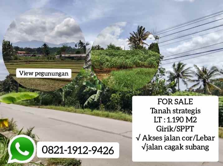 dijual tanah subang