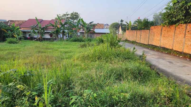 dijual tanah sukabangun 2 dekat sma taruna palembang