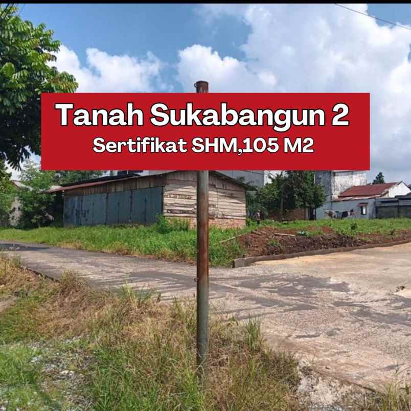 dijual tanah sukabangun ll jl abussama