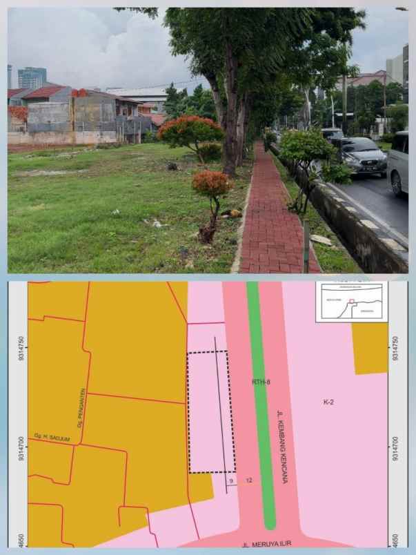 dijual tanah taman aries