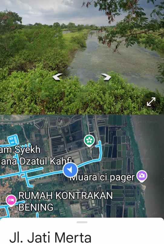 dijual tanah tambak