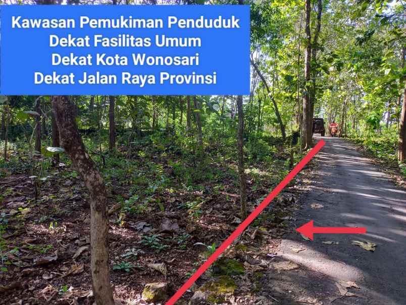 dijual tanah wonosari