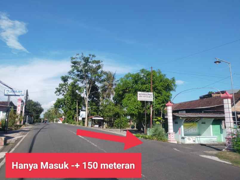 dijual tanah wonosari