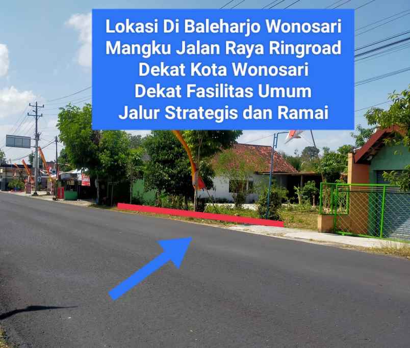 dijual tanah wonosari