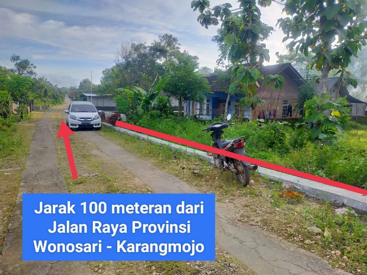 dijual tanah wonosari