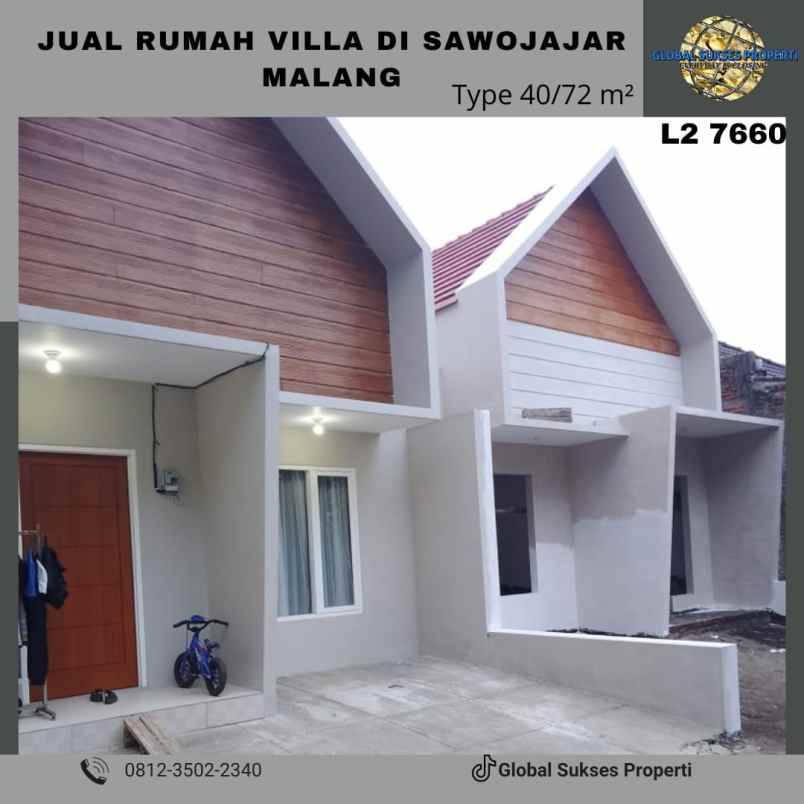 dijual villa sawojajar