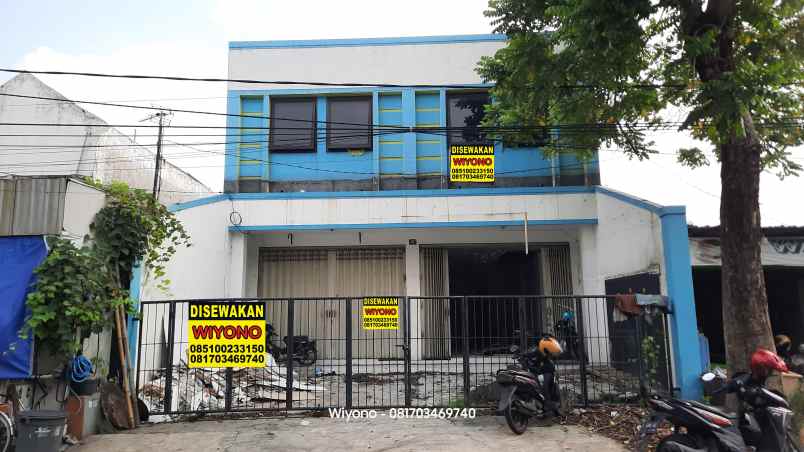 disewakan ruko gudang kantor jalan kendalsari