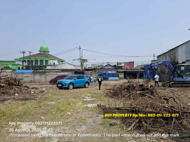 disewakan tanah jl marunda makmur
