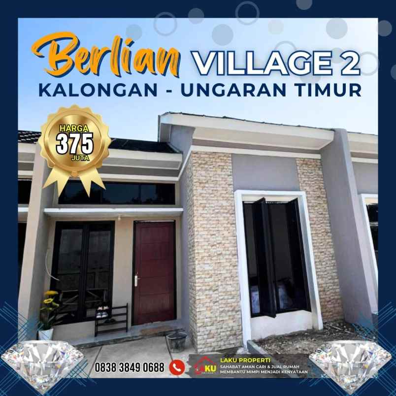 hanya 2 juta bisa dapat rumah di berlian village 2