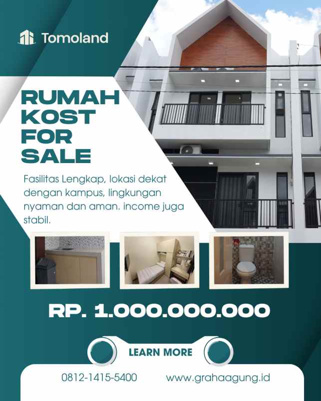 hub rumah kos siap huni malang untuk investasi