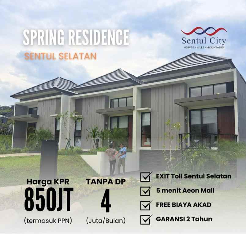 jual rumah sentul city