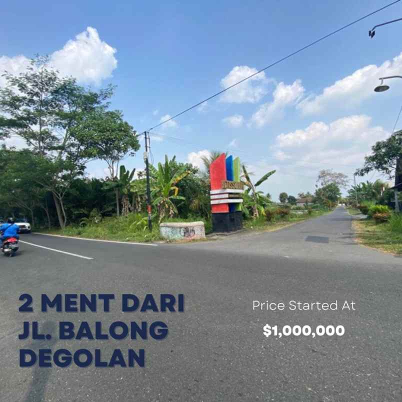 kavling murah strategis area jalan palagan km 15