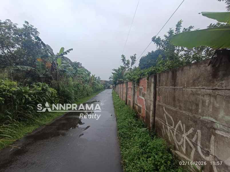 lahan emas 4 738m2 di pasir putih sawangan tanah datar