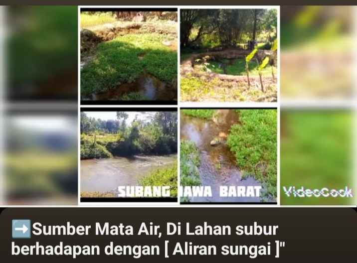 lahan punya sumber mata air subang jawa barat