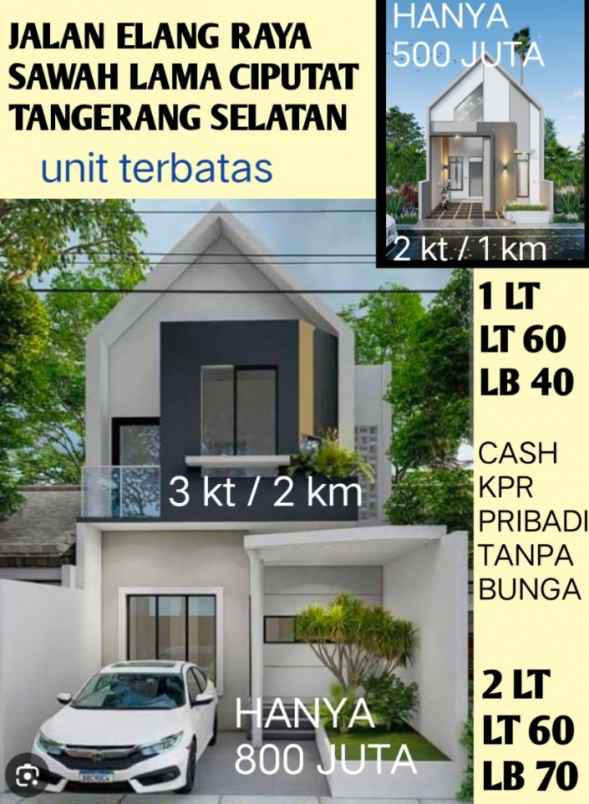 miliki rumah siap bangun inden