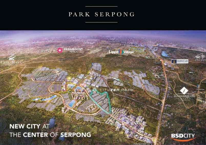 park serpong by lippo rumah mulai 300 juta