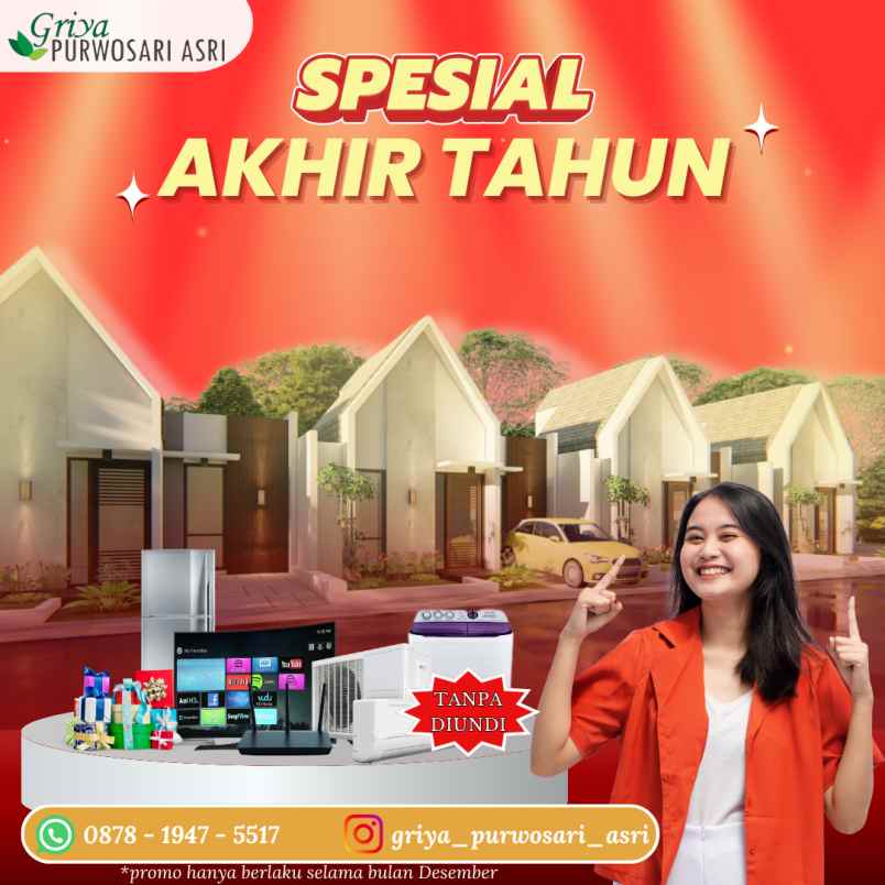 promo akhir tahun rumah wonogiri bebas biaya