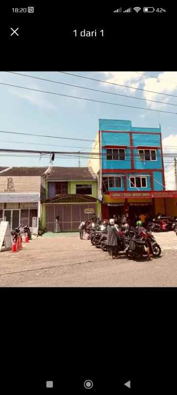 ruko strategis dijual cepat