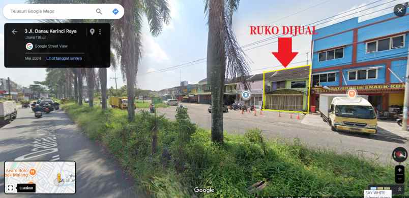 ruko strategis dijual cepat