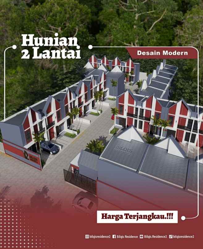 rumah 2 lantai konsep elegan dengan nuasa asri